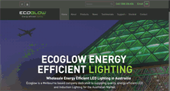 Desktop Screenshot of ecoglow.com.au