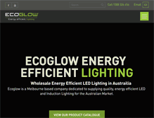 Tablet Screenshot of ecoglow.com.au